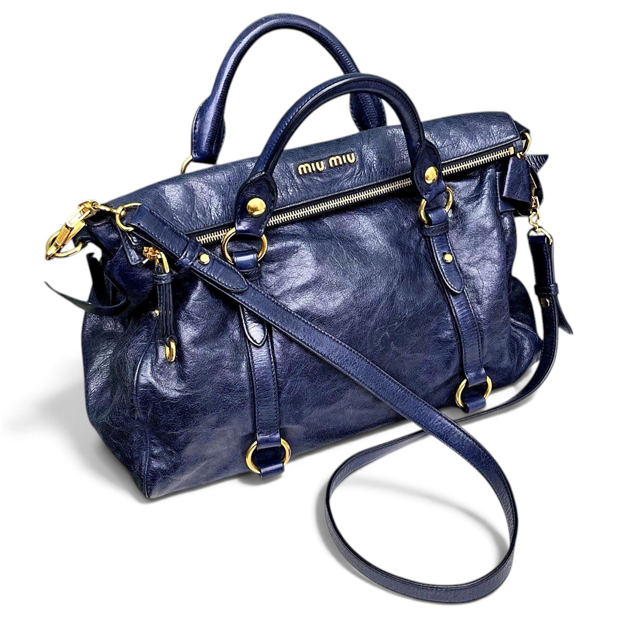 Leather handbag