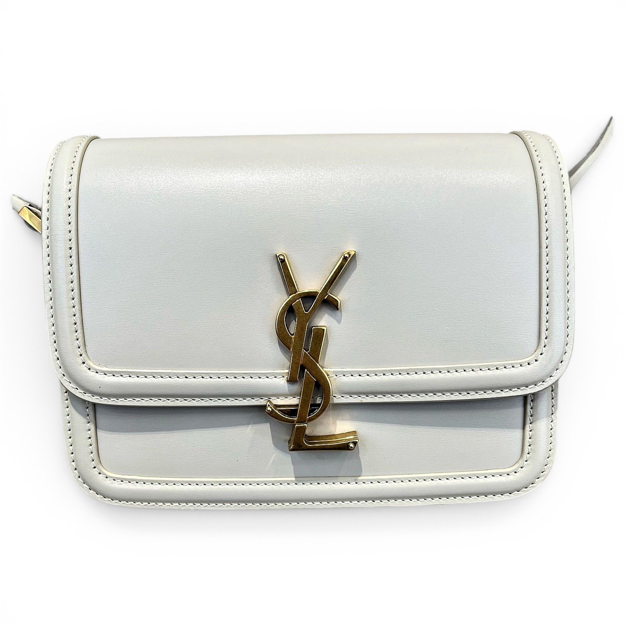 Solférino leather handbag