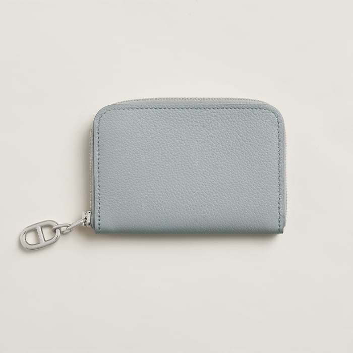 Bleu Glacier Zipengo Chaine d'Ancre Compact Card Holder