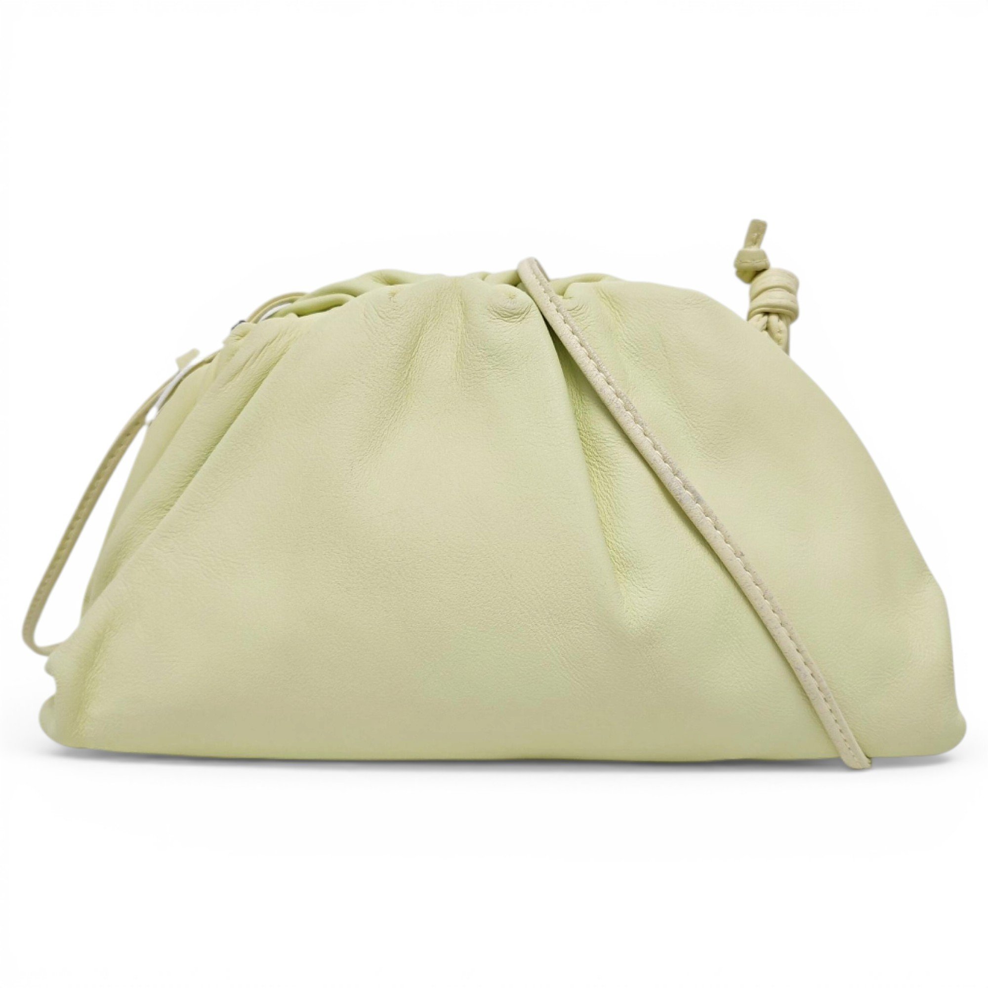 Pouch leather handbag