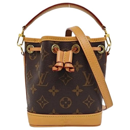 Nano Noé leather handbag