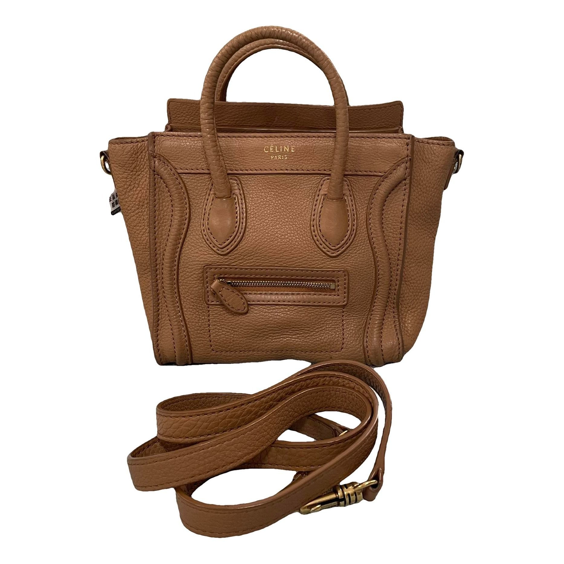 Nano Luggage leather handbag