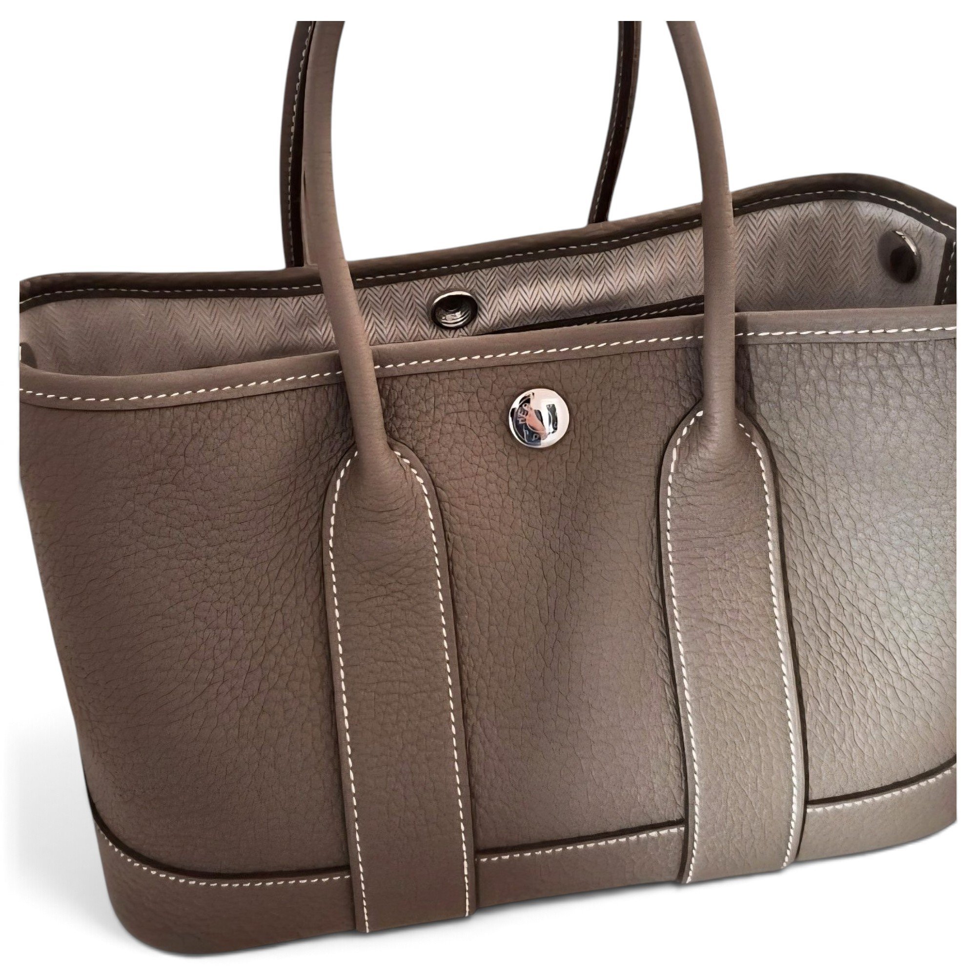 Hermes Garden Party Handbag Negonda Leather