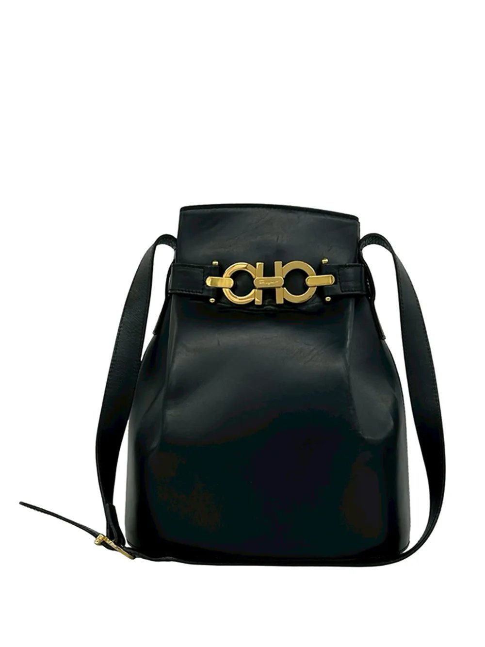 2010-2026 Leather Gancini bucket bag