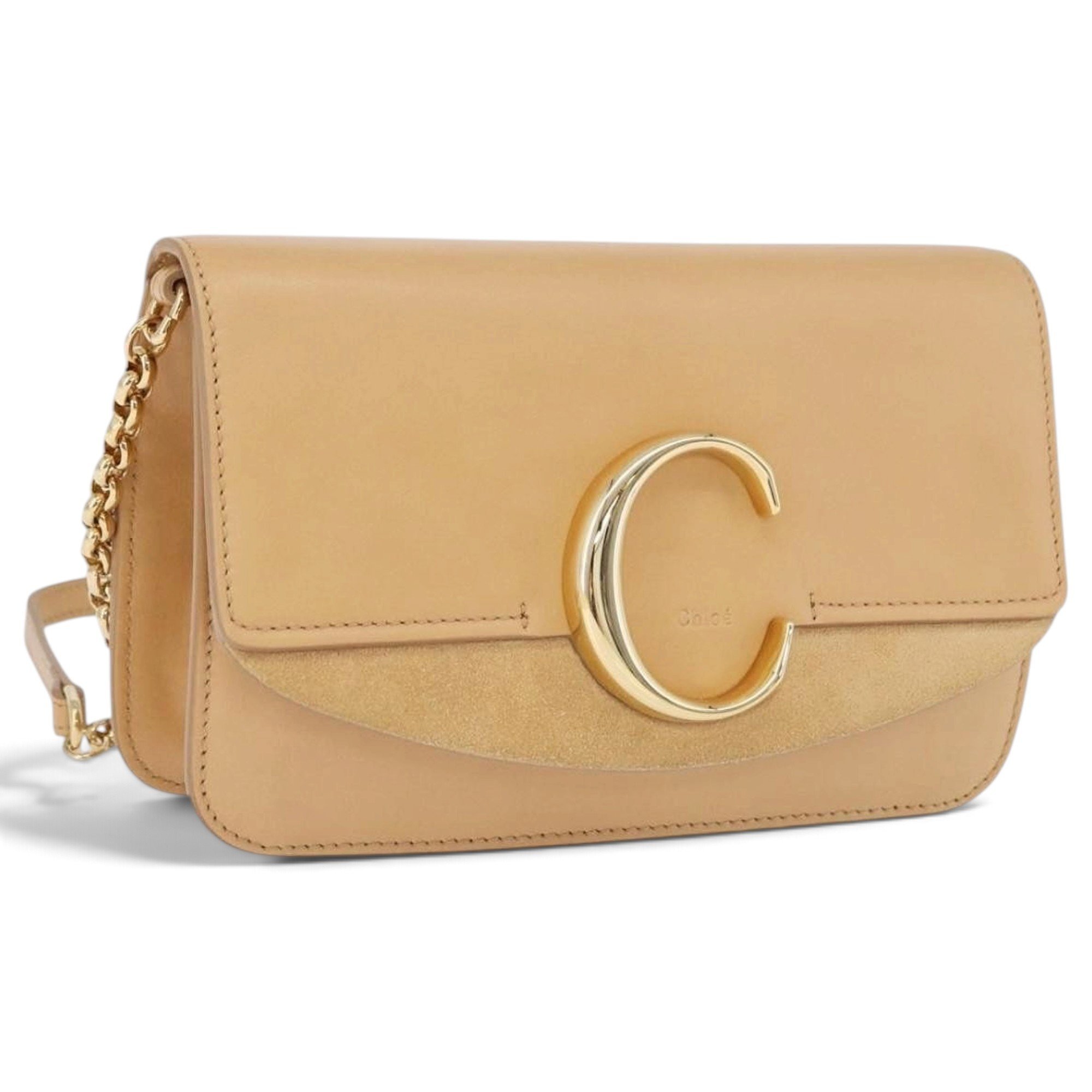 C leather handbag