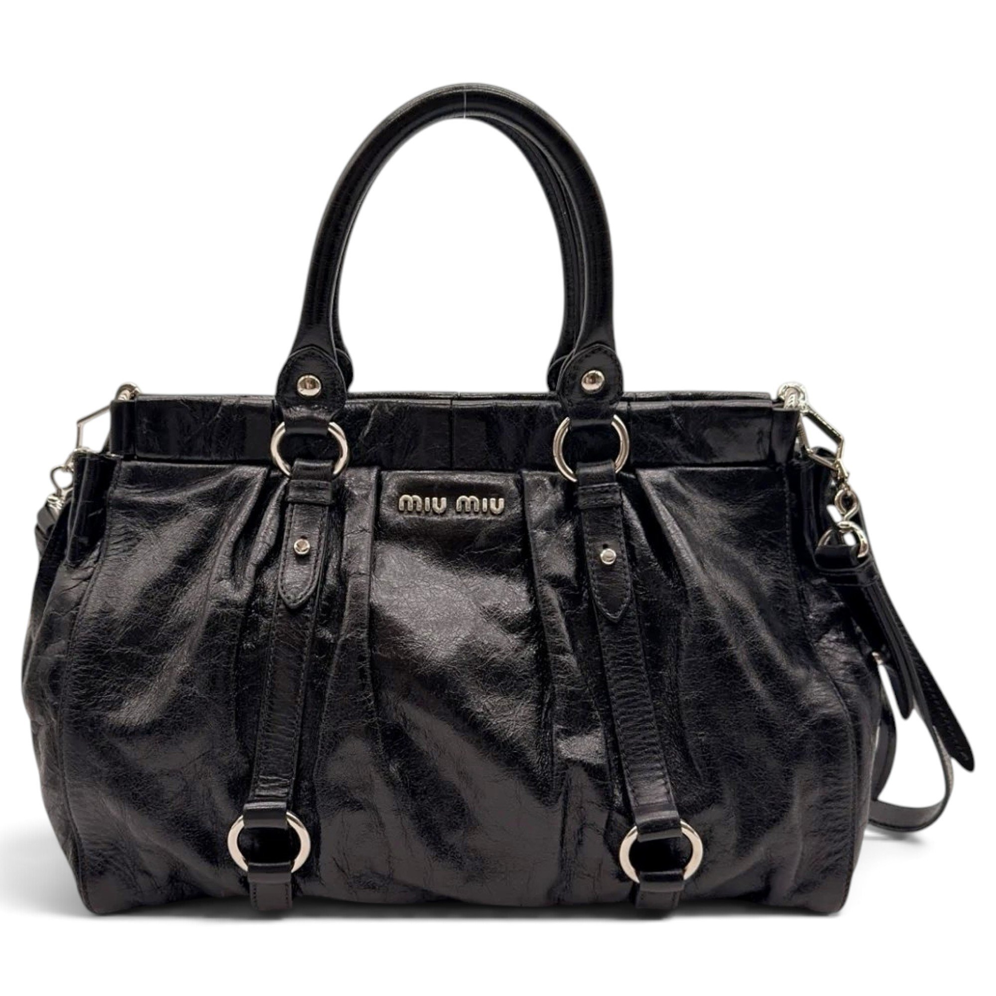 Vitello leather handbag