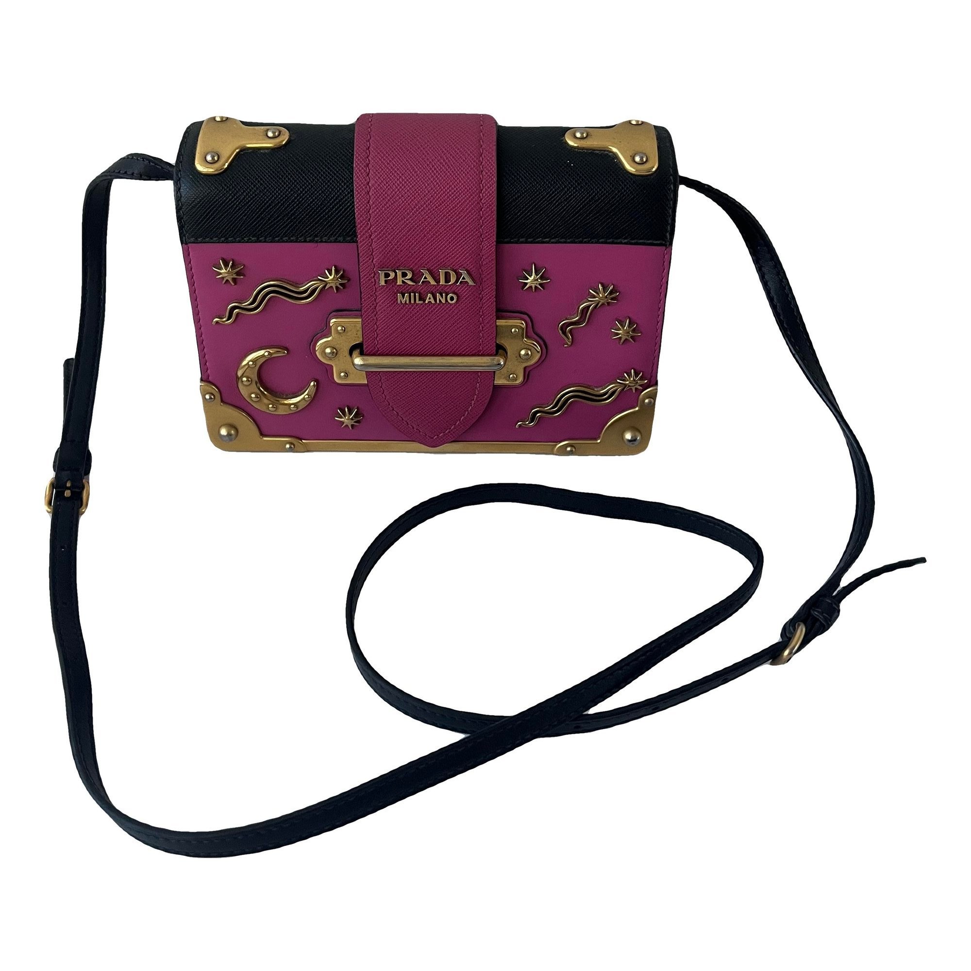 Cahier leather crossbody bag