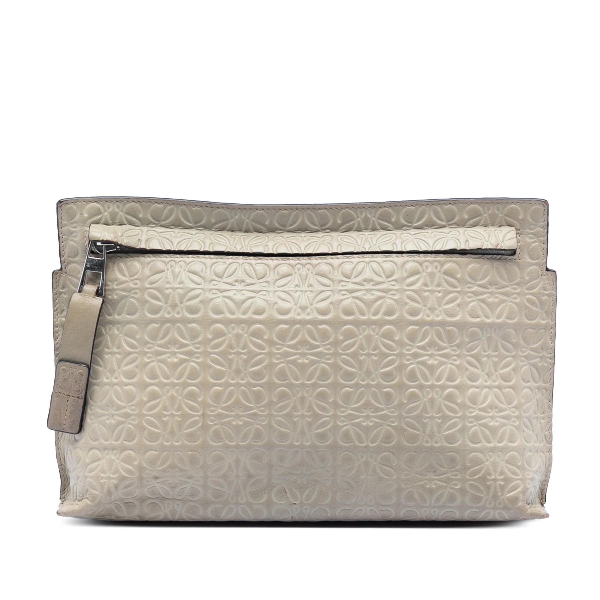 Pony-style calfskin clutch bag