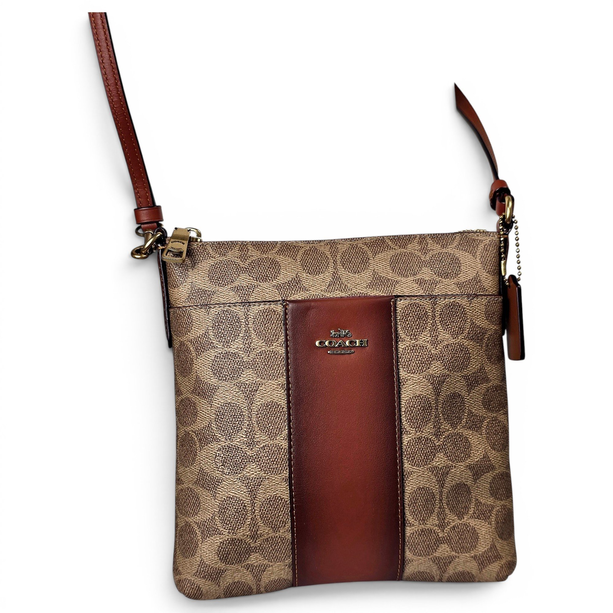 Leather crossbody bag