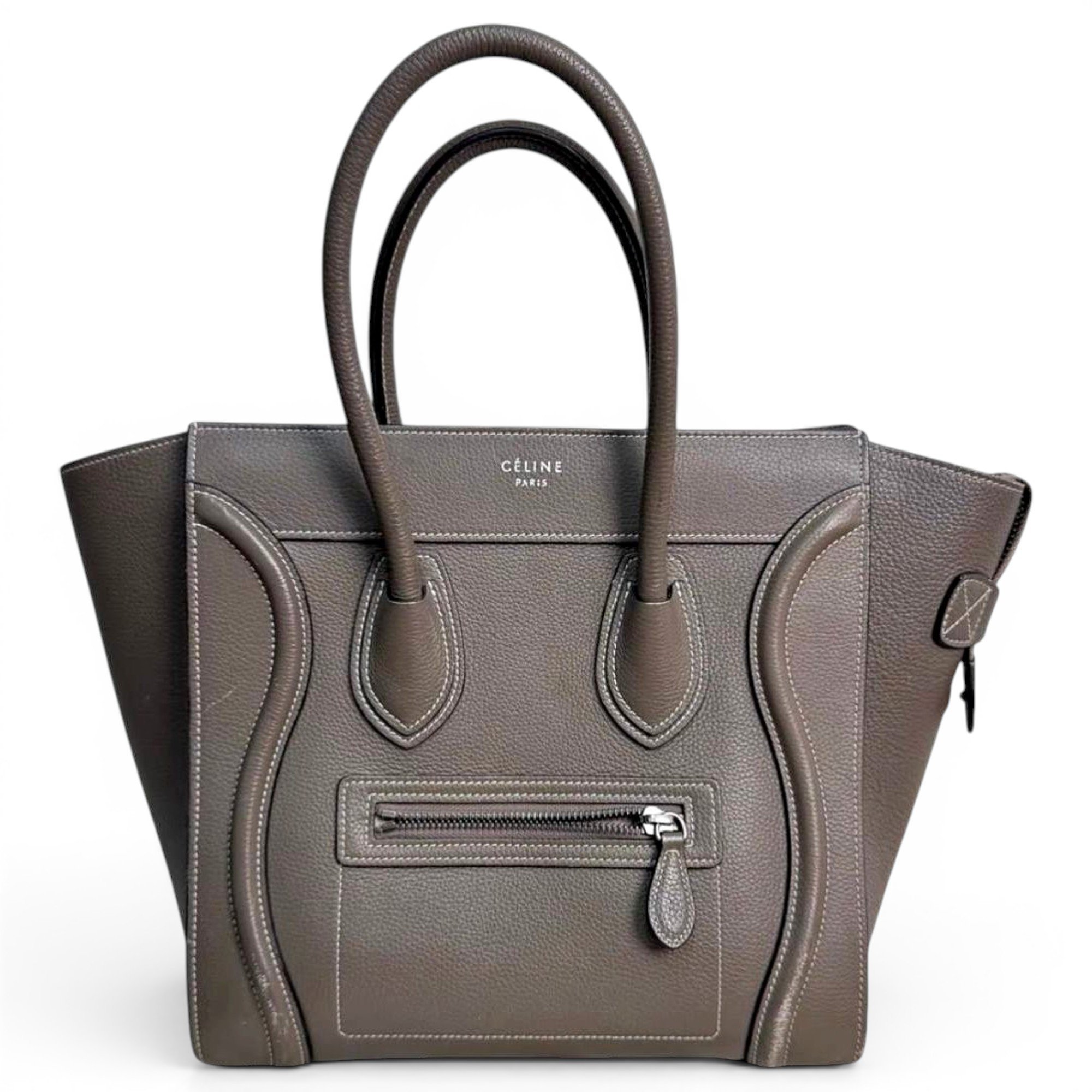 Luggage leather handbag
