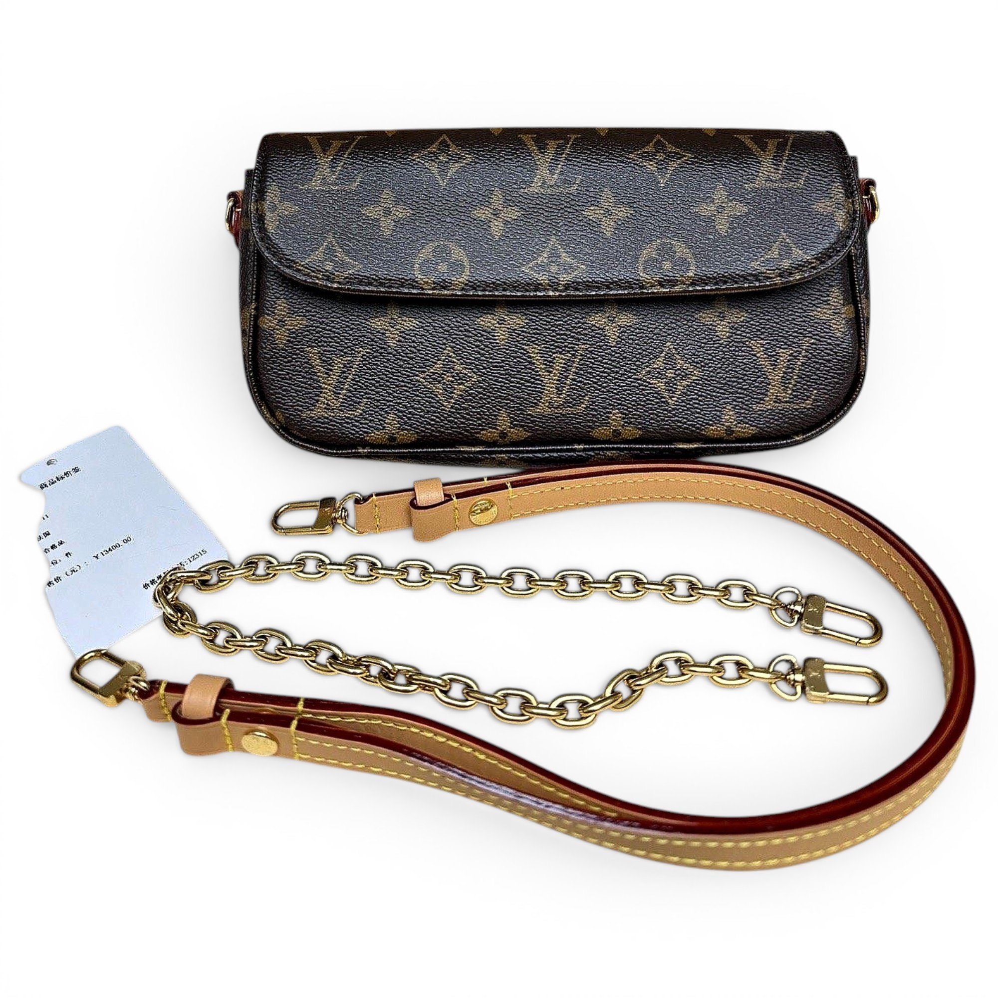 Ivy leather handbag