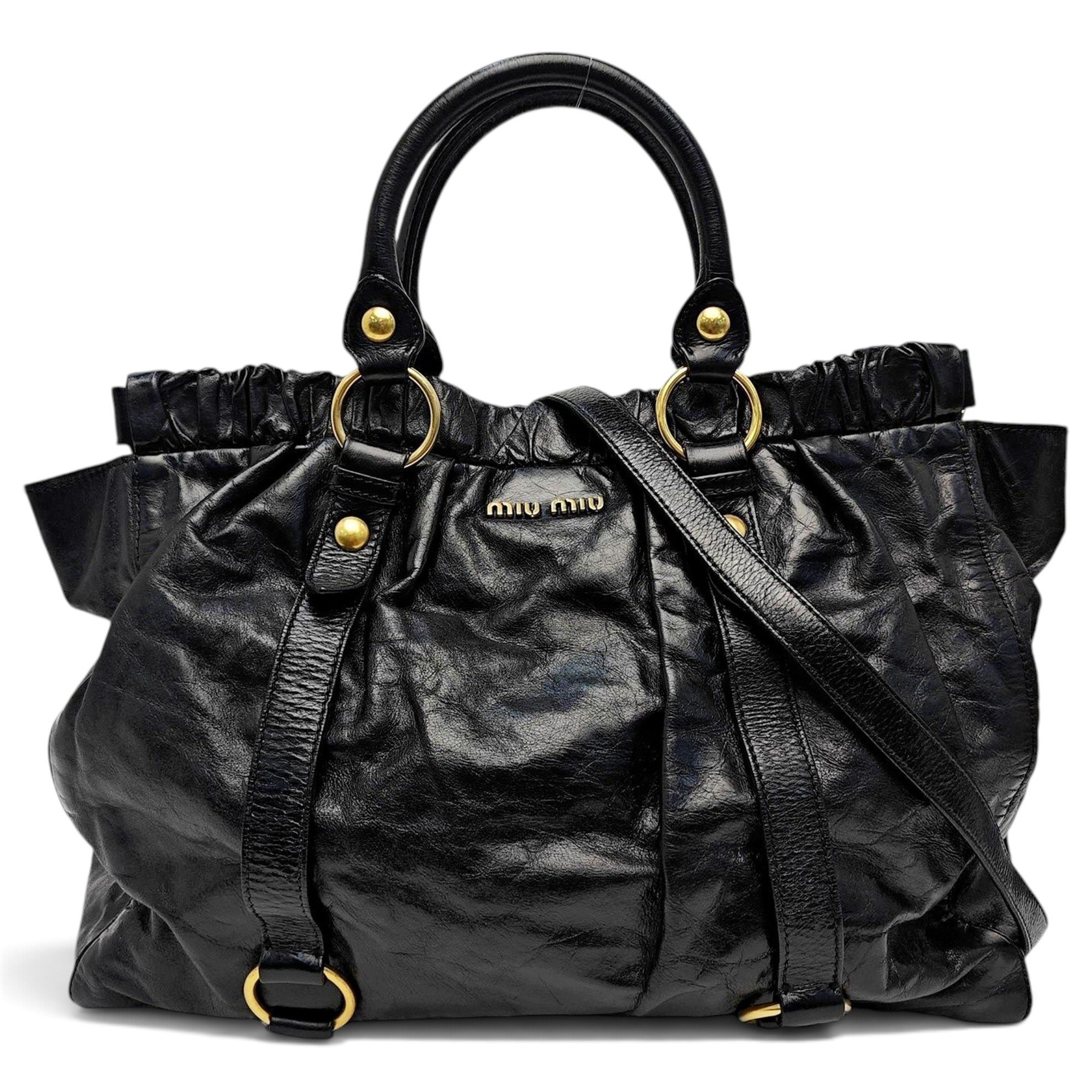 Leather handbag