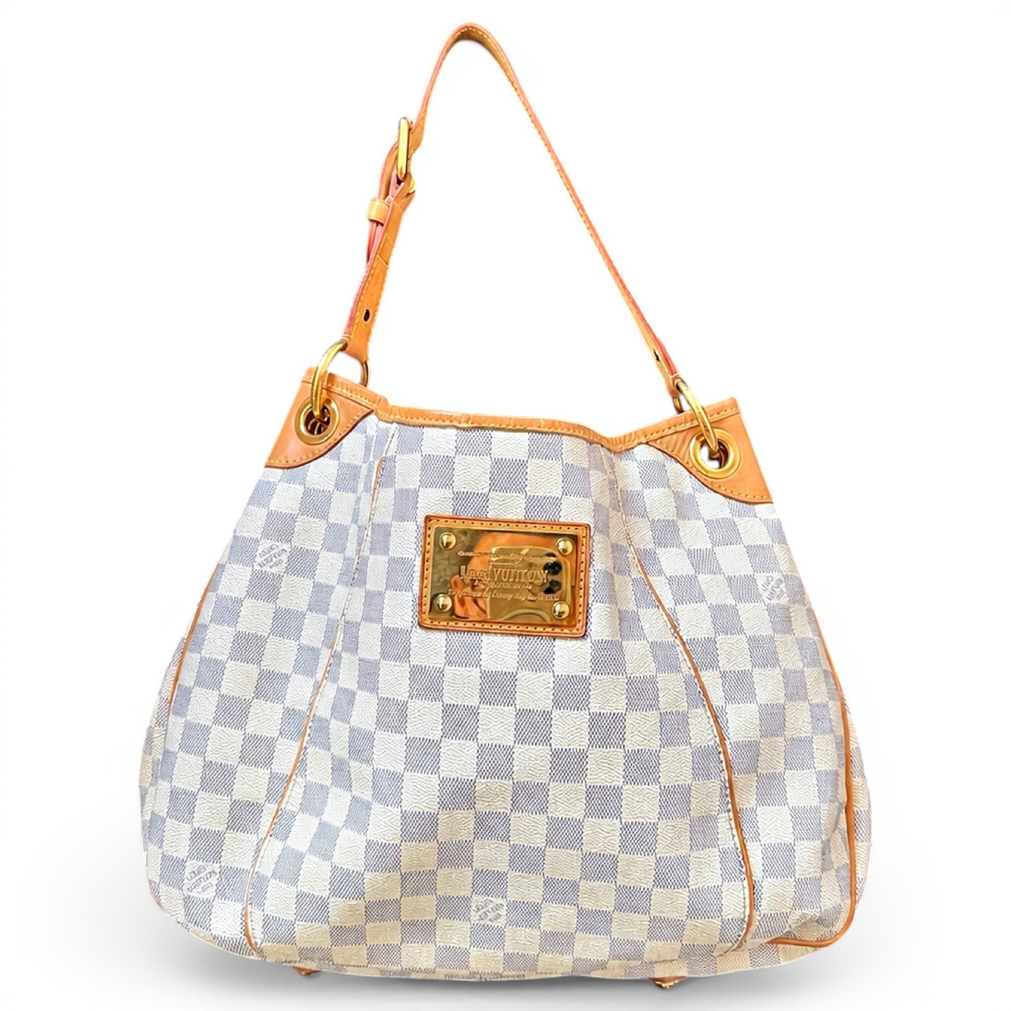 Artsy leather handbag