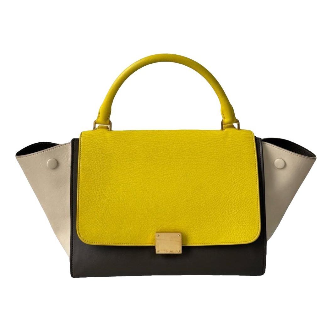 Celine Trapèze leather handbag