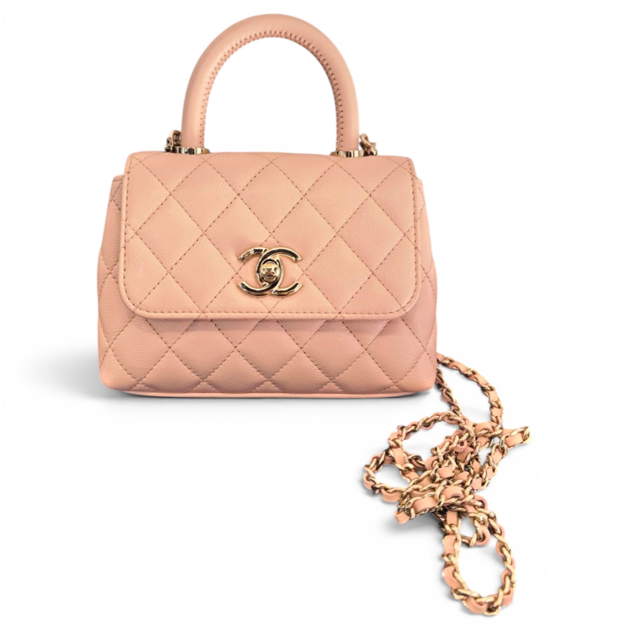 Coco Handle leather handbag