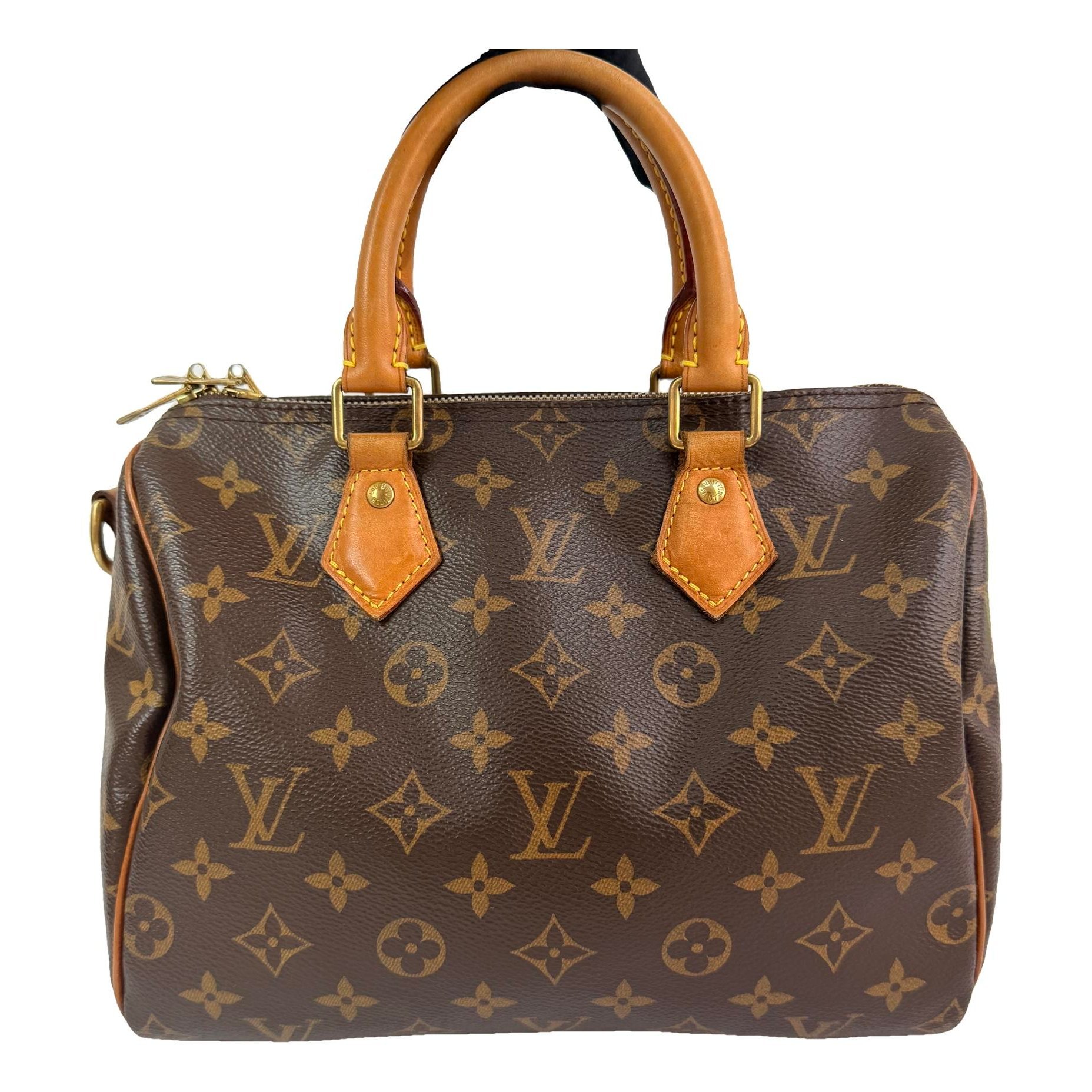 Speedy leather handbag
