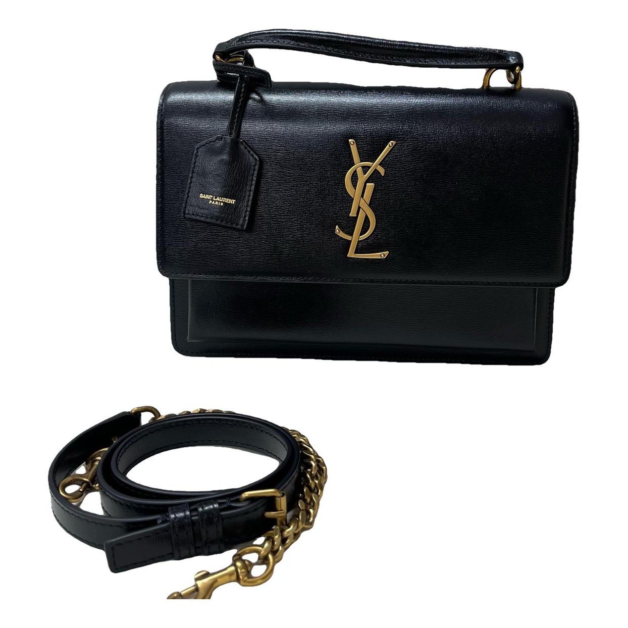 Sunset leather crossbody bag