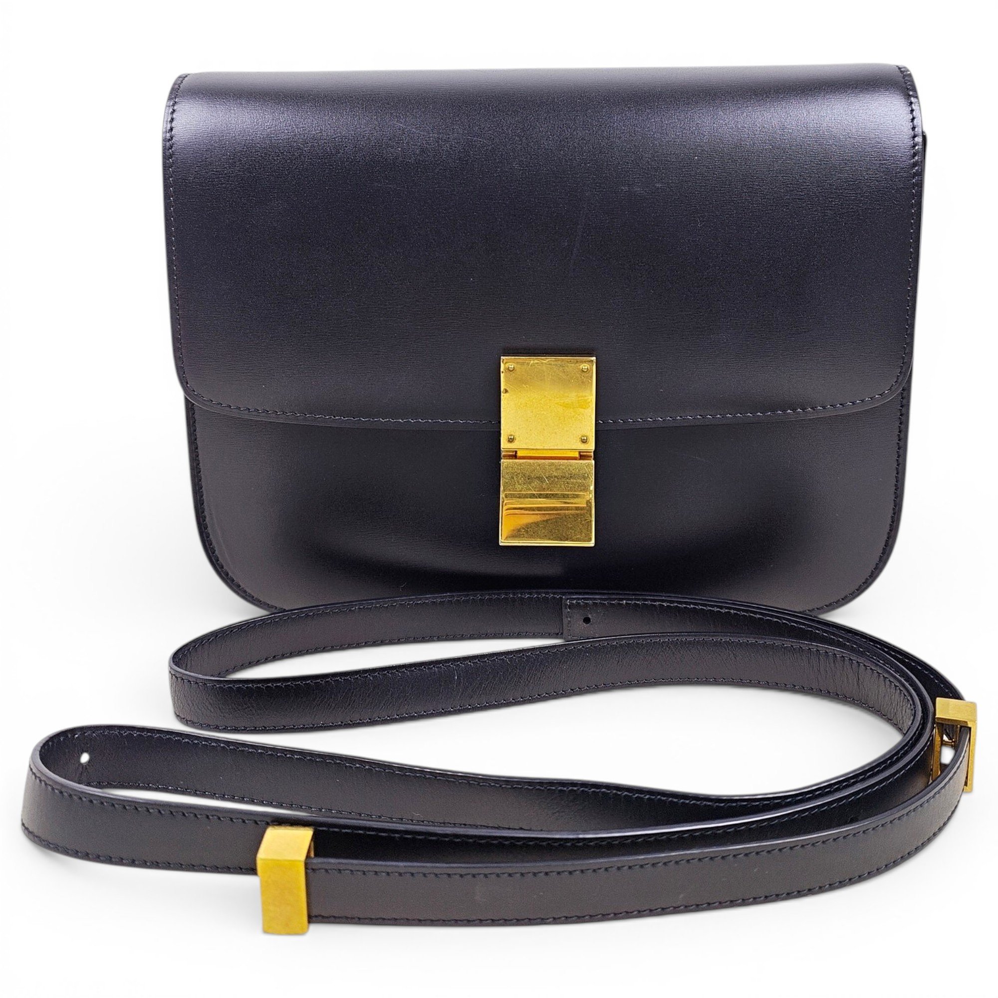 Classic leather handbag
