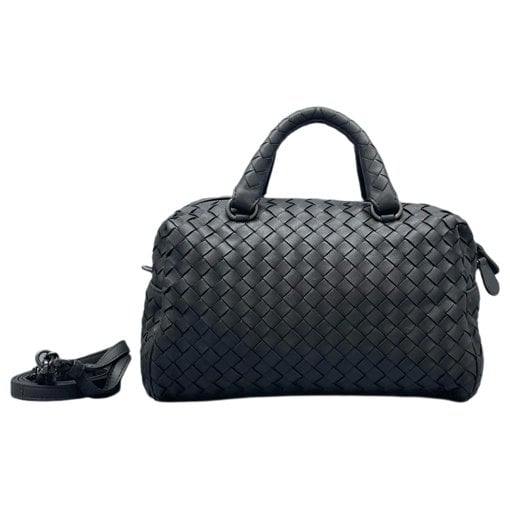 Leather bowling bag