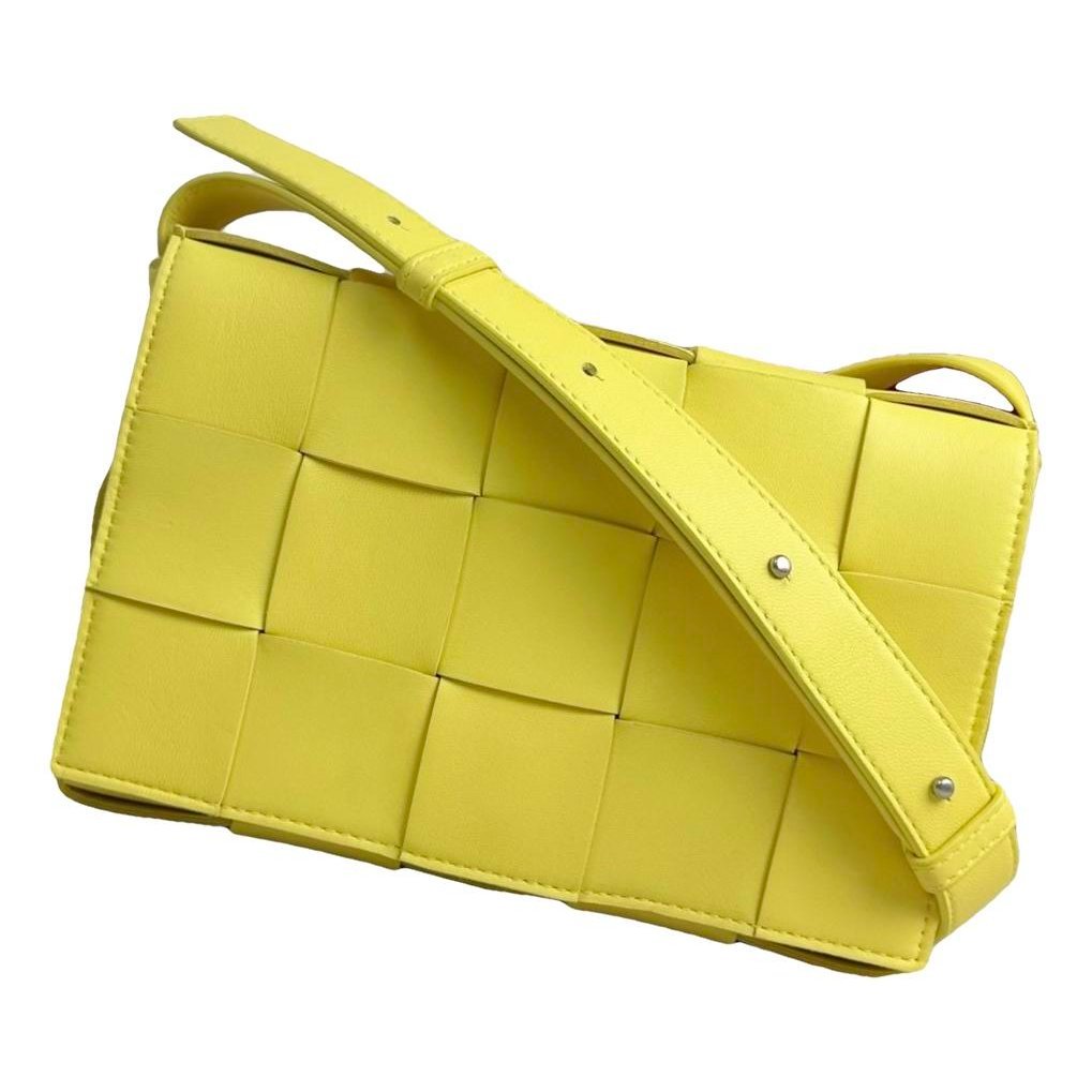 Cassette leather handbag