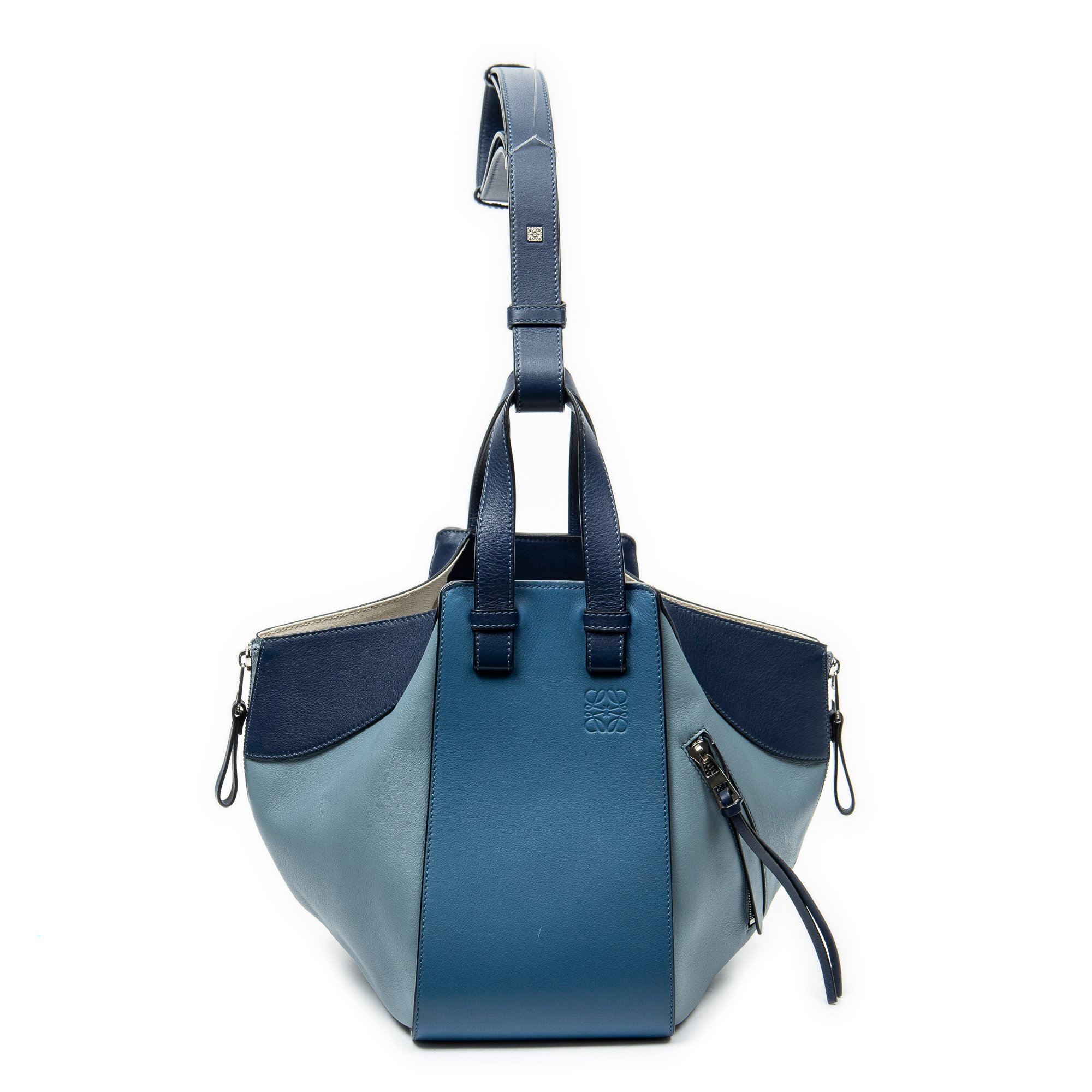 Hammock leather handbag