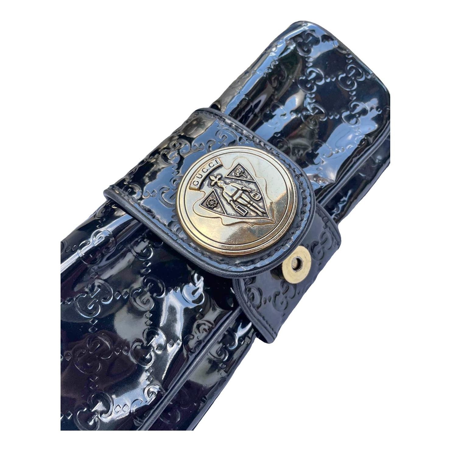 Patent leather mini bag