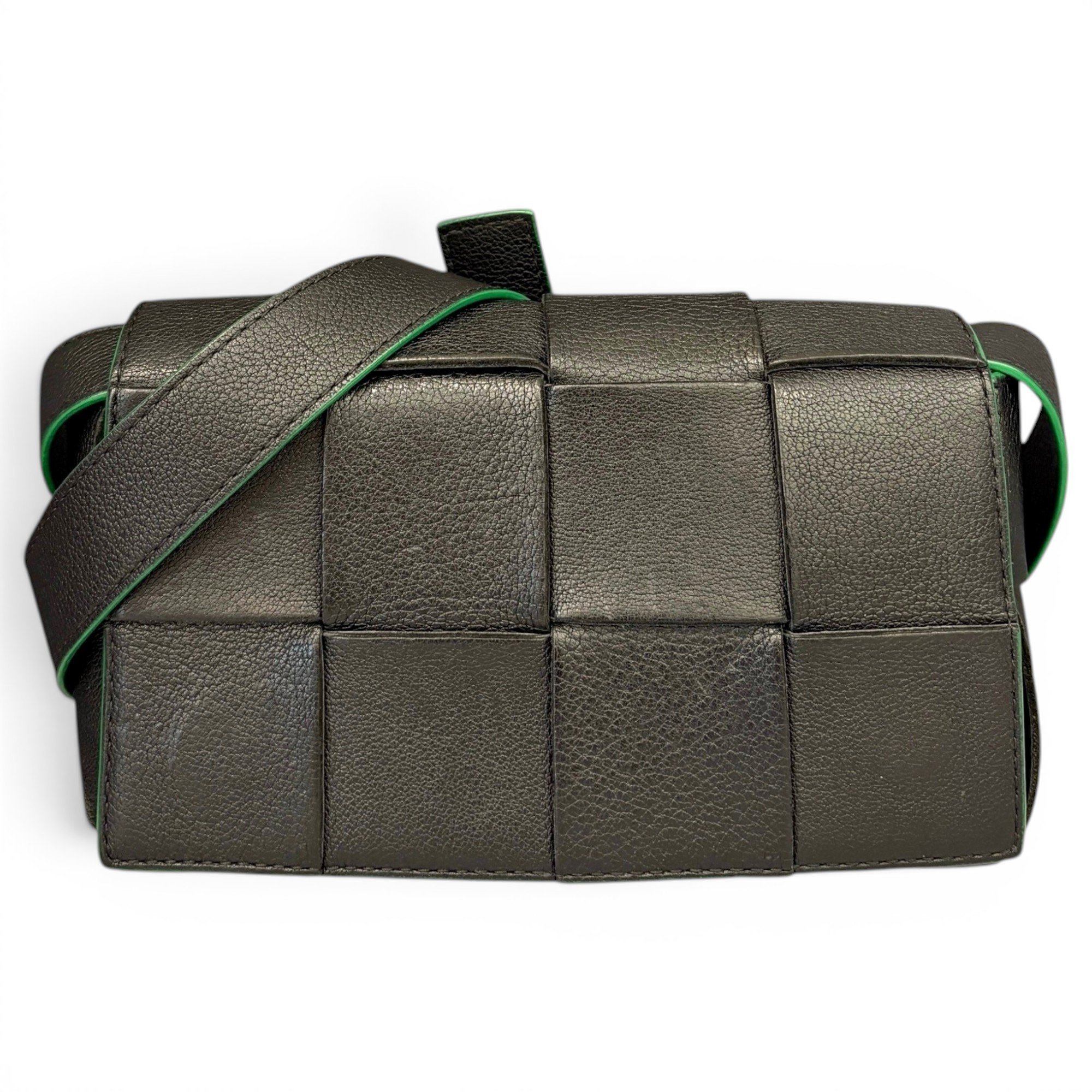 Cassette pony-style calfskin crossbody bag