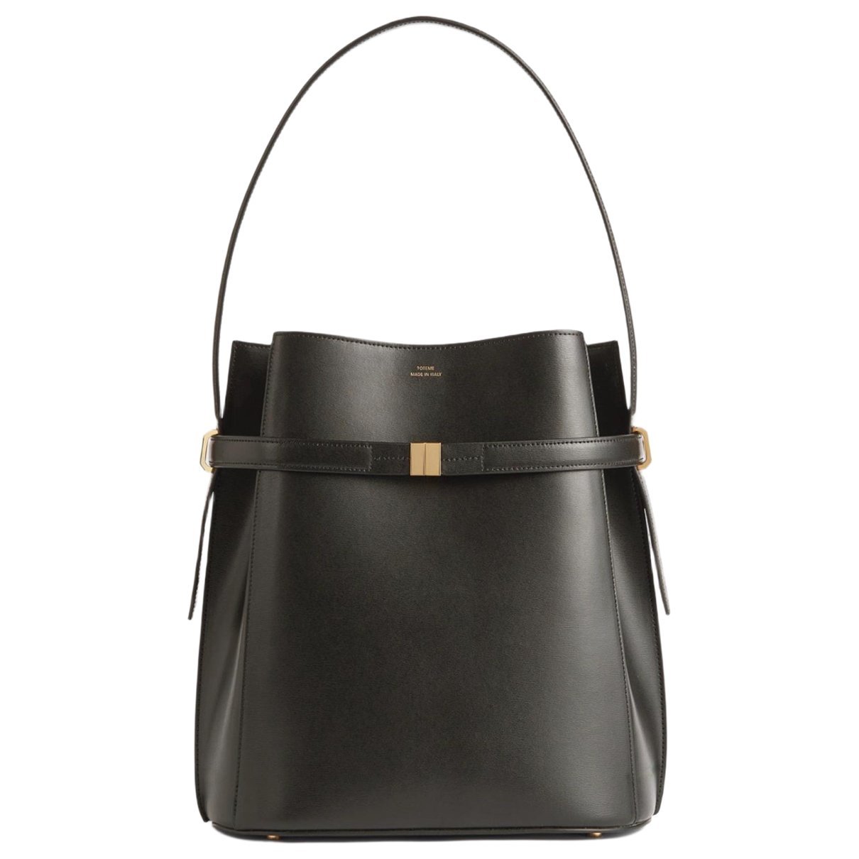 Toteme T-Lock leather handbag