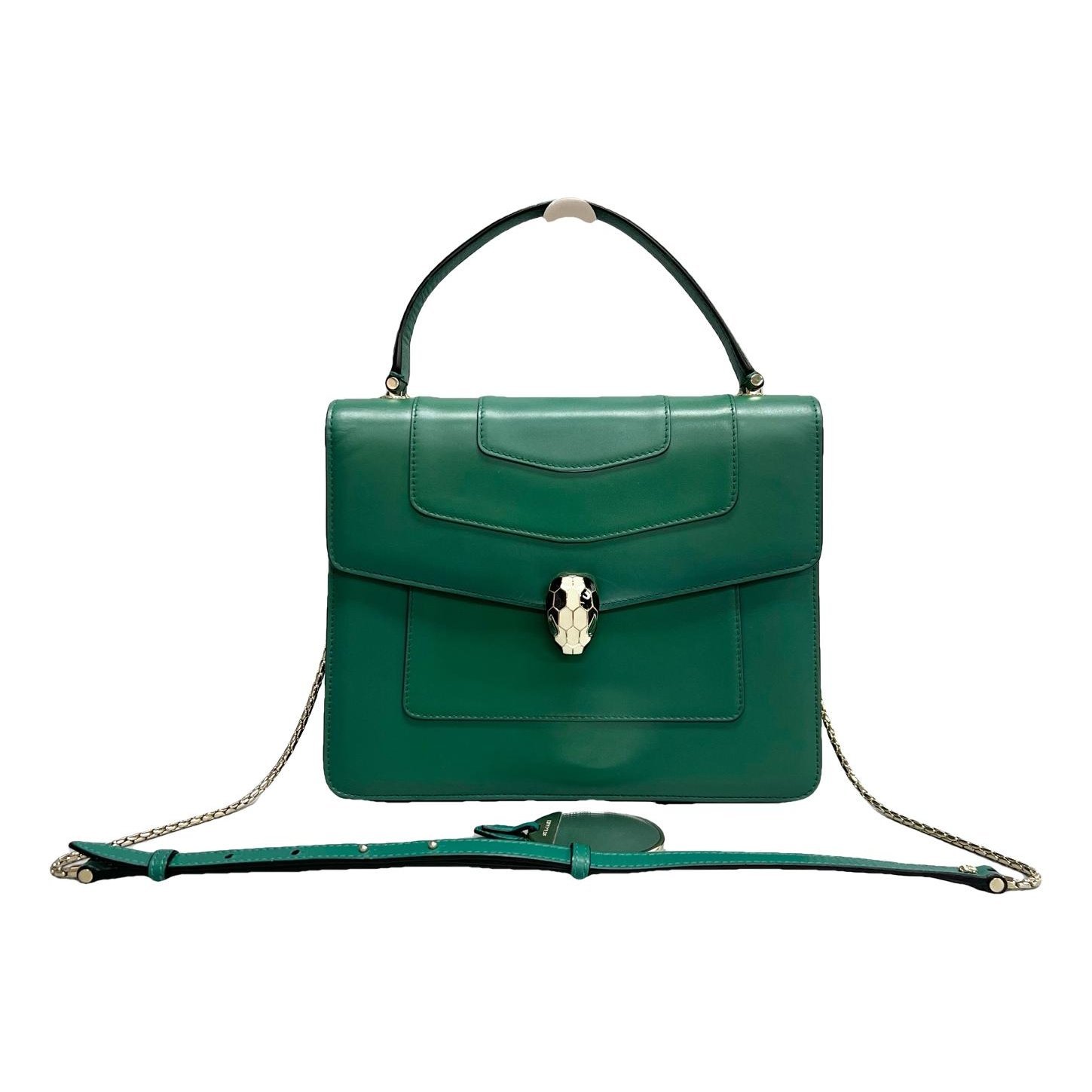 Serpenti leather handbag