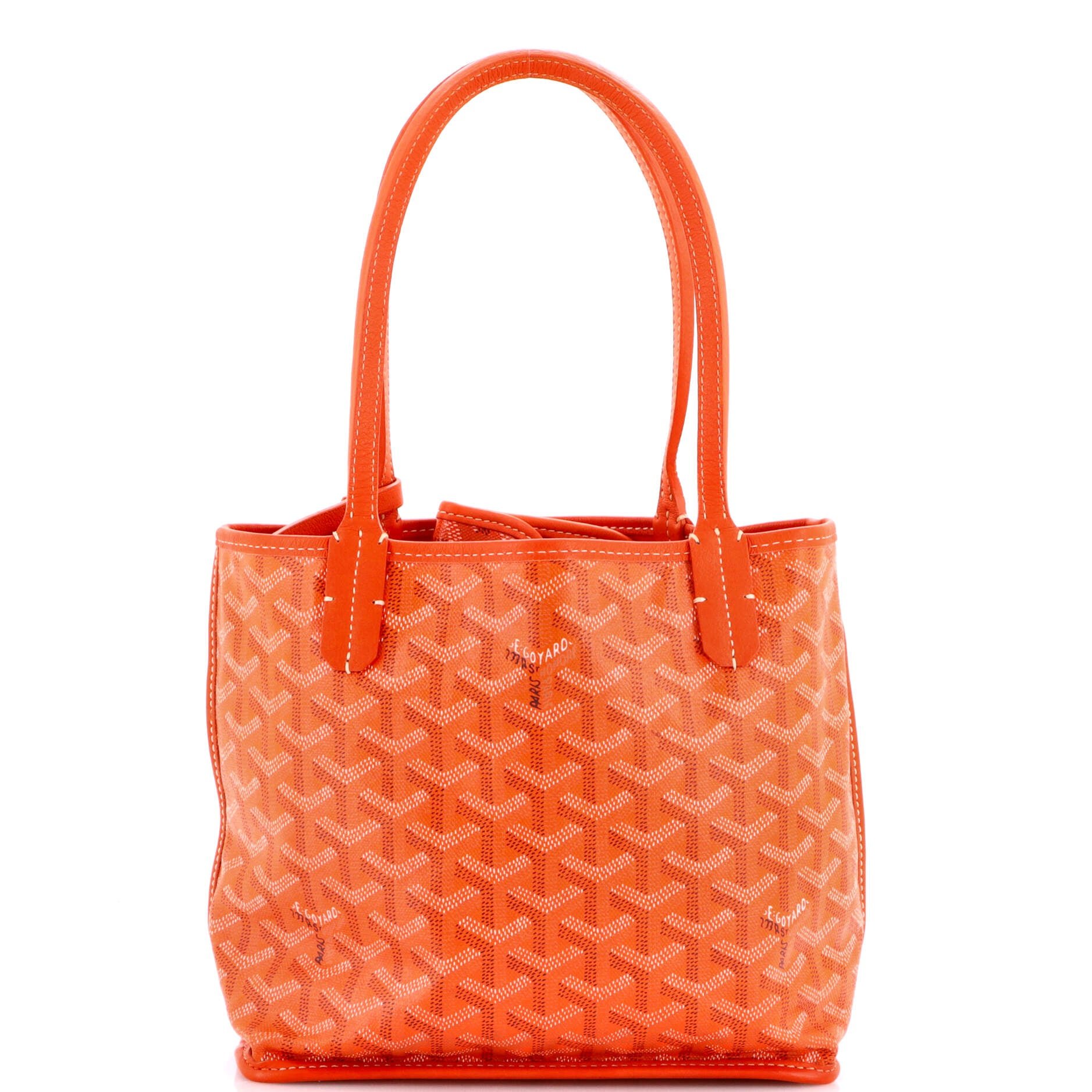 Goyard Anjou Reversible Tote Coated Canvas Mini