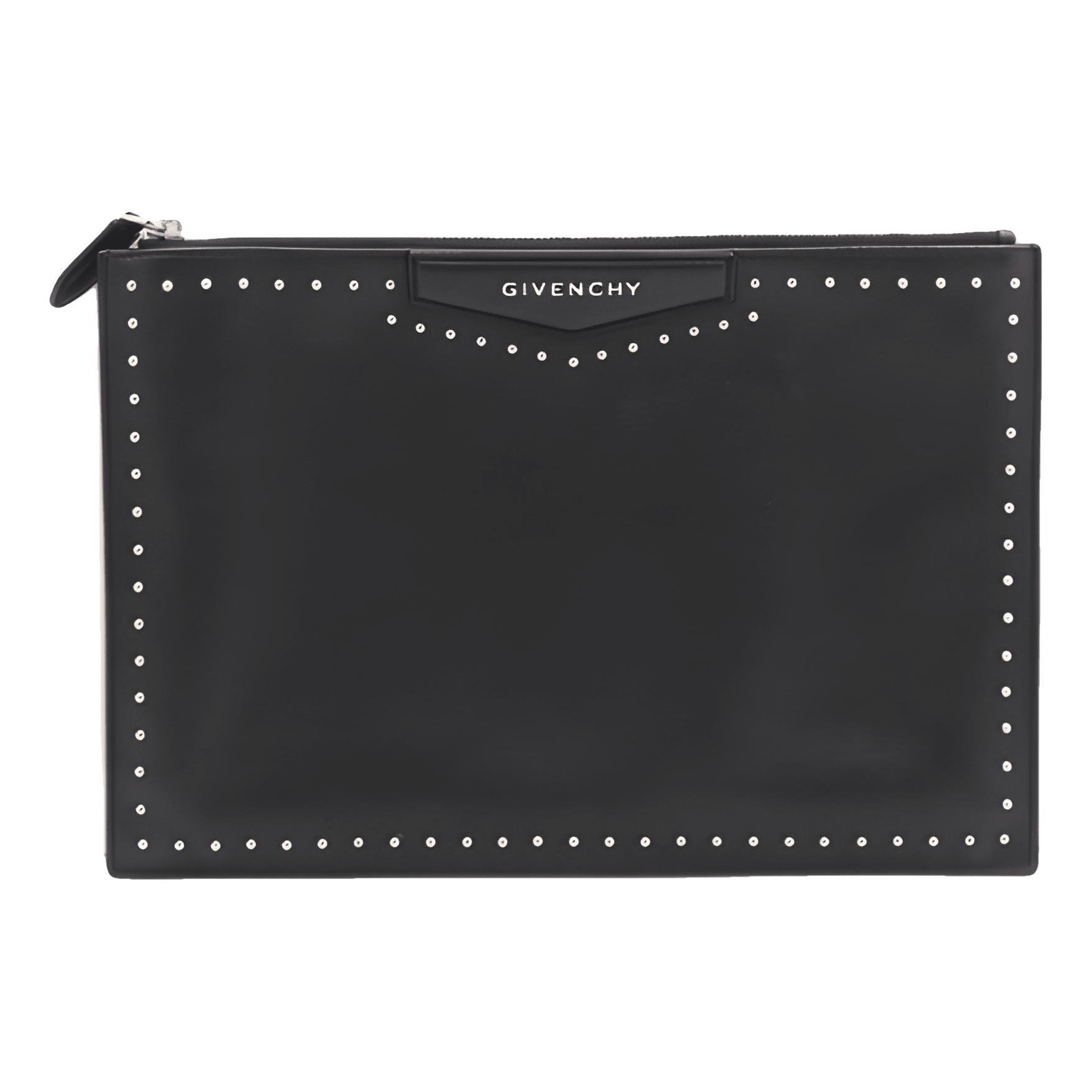 Antigona leather clutch bag
