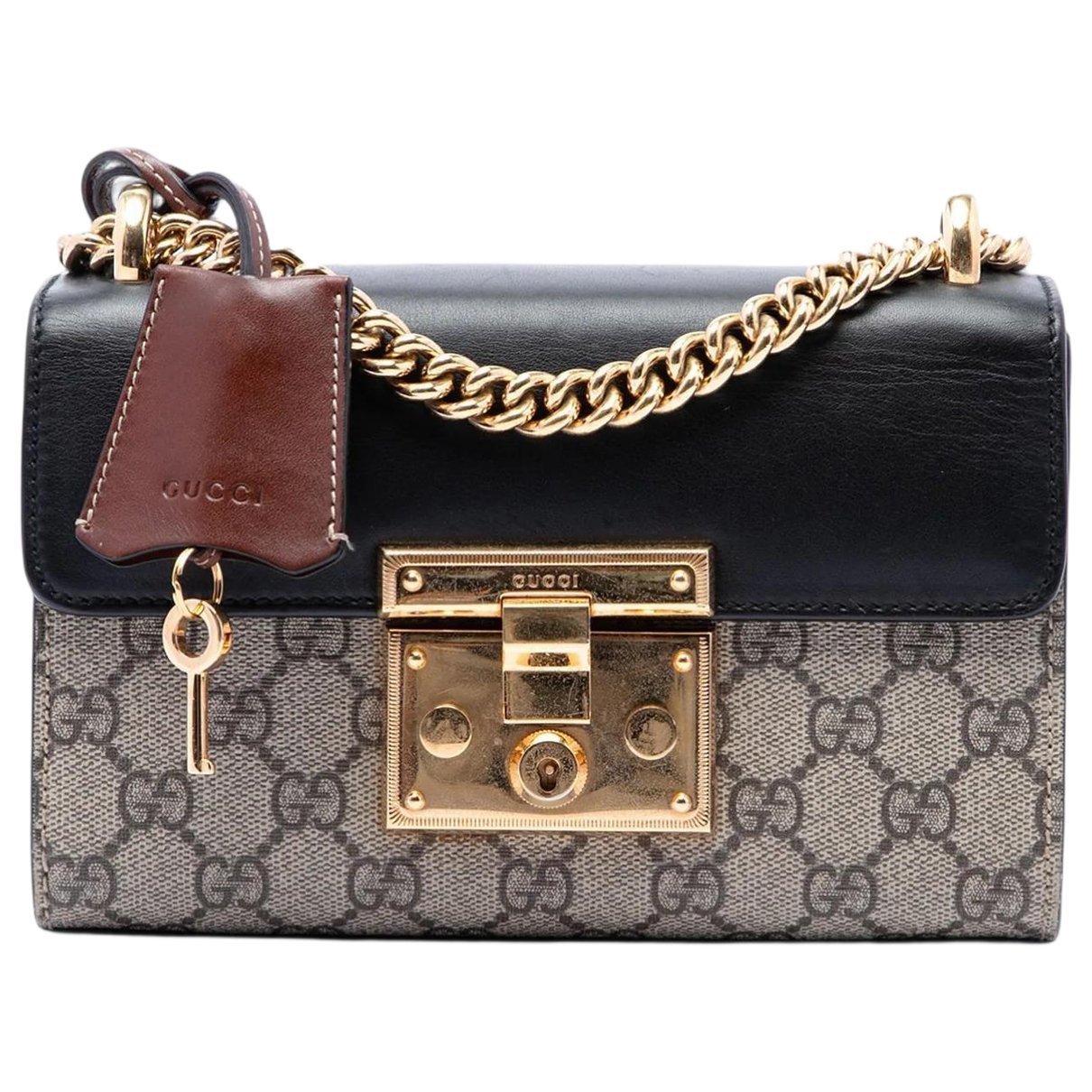 Padlock cloth crossbody bag