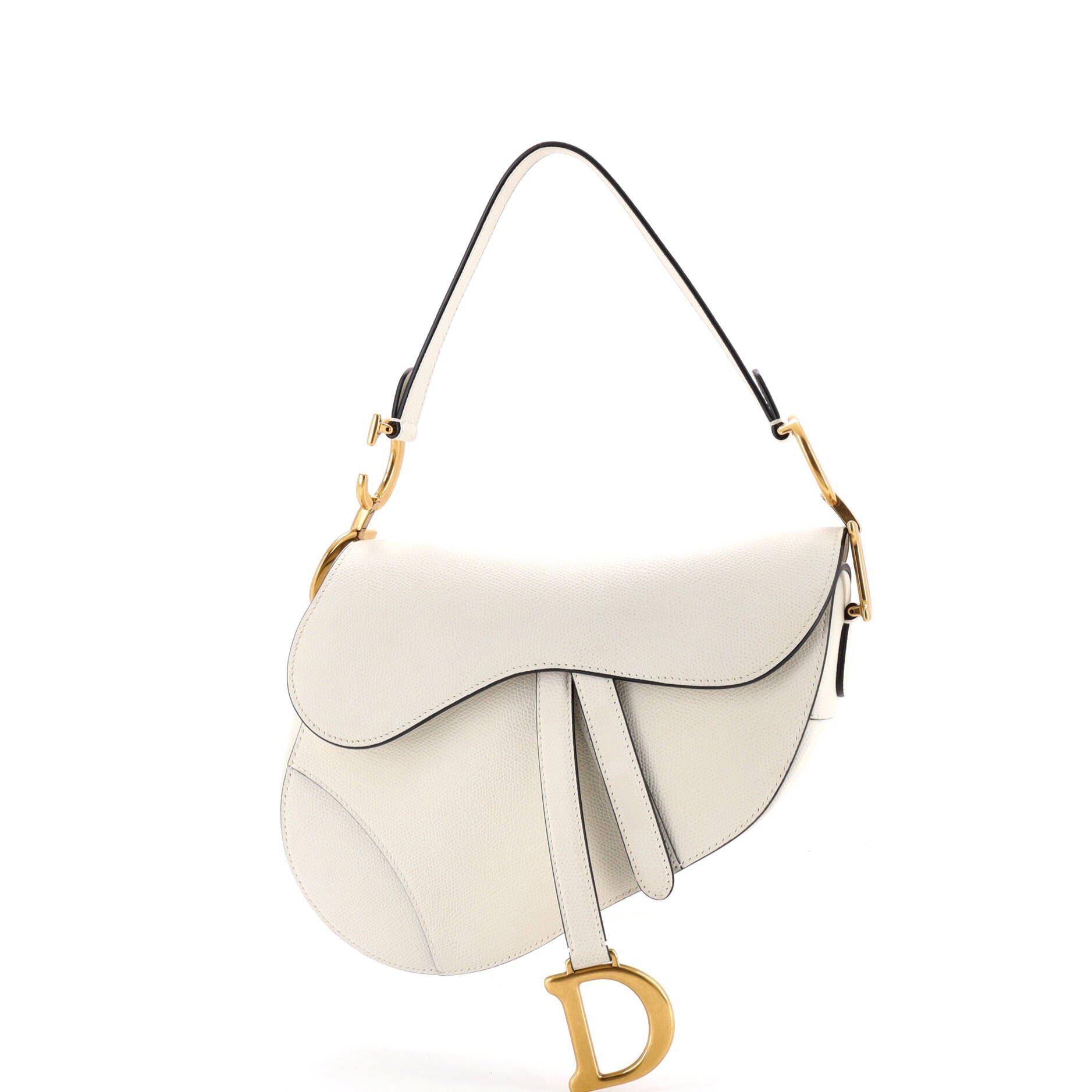 Saddle Handbag Leather Medium