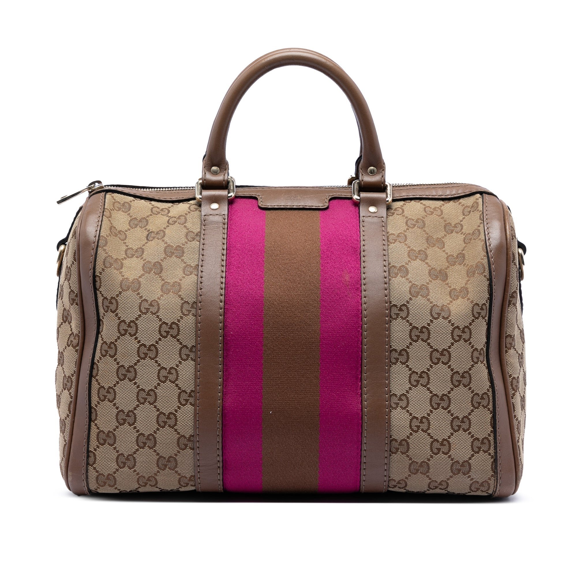 Boston leather satchel