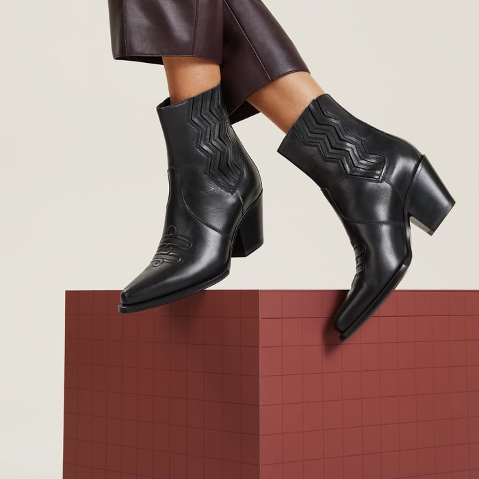 Noir Vegas Ankle Boot