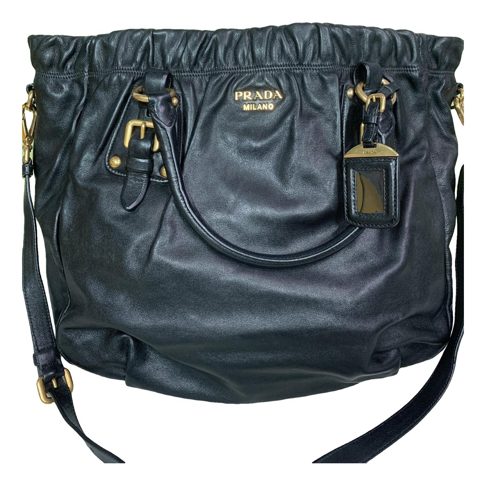 Leather handbag