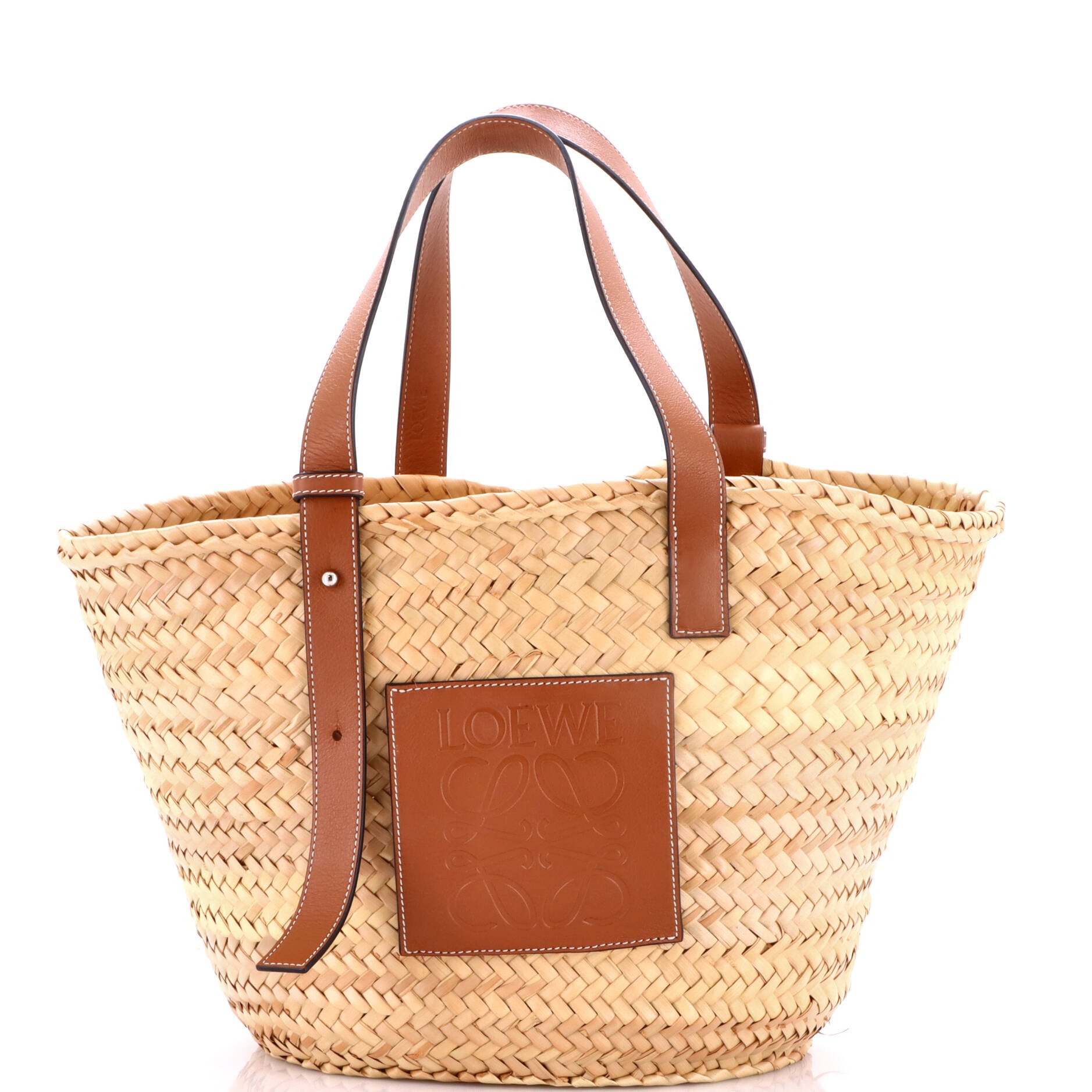 Basket Tote Raffia Medium