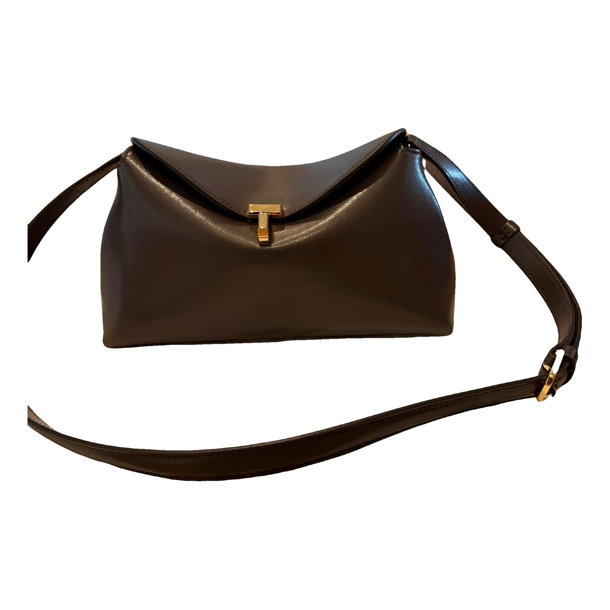 T-Lock leather handbag