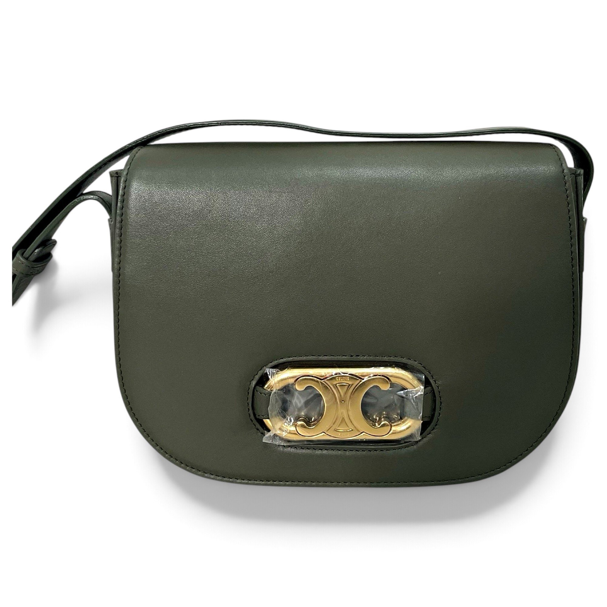 Triomphe leather crossbody bag