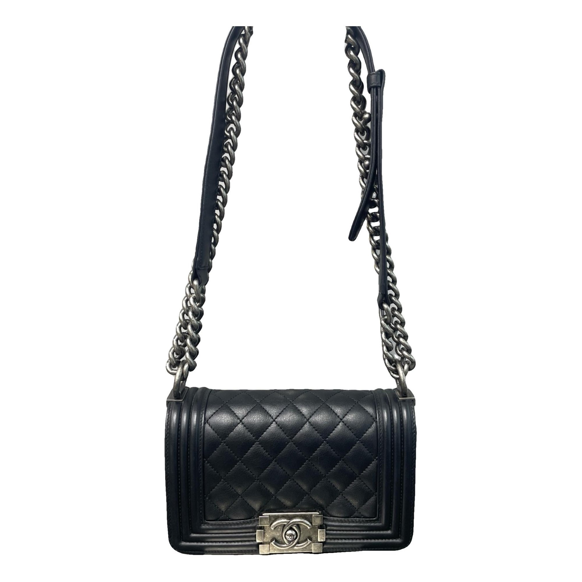 Boy leather crossbody bag