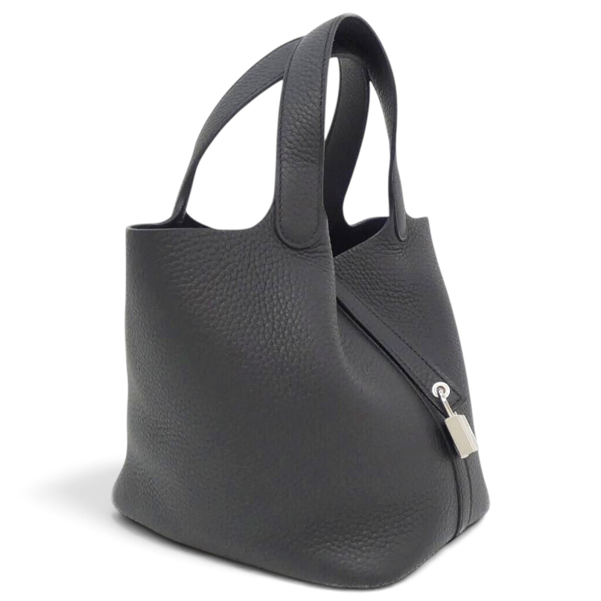 Picotin leather handbag