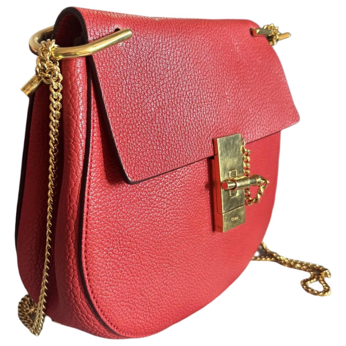 Drew leather crossbody bag