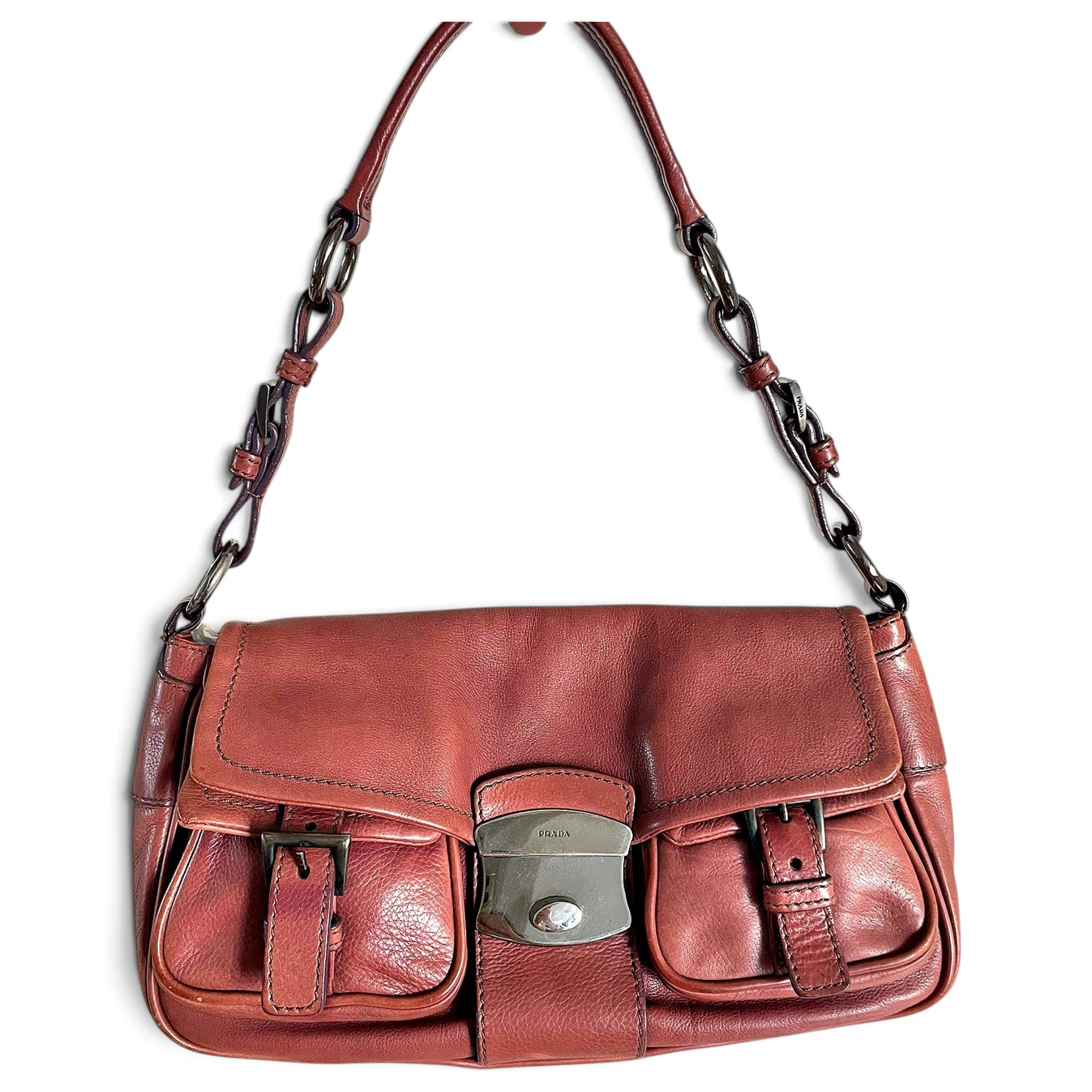 Leather handbag
