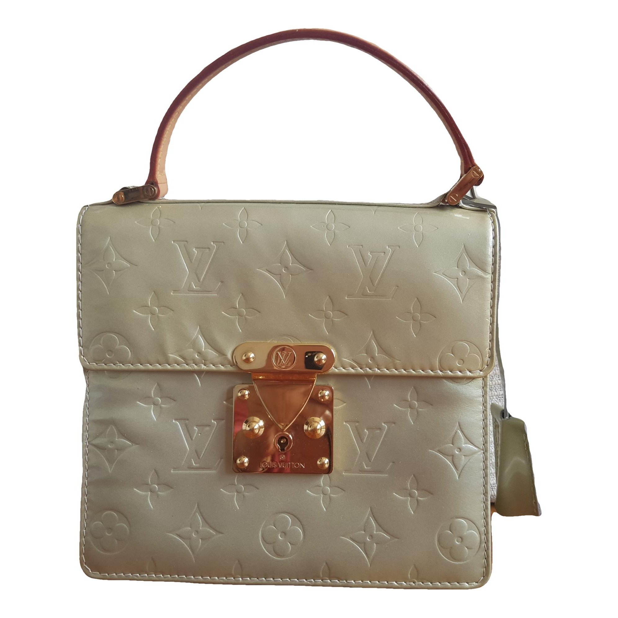 Spring street patent leather handbag