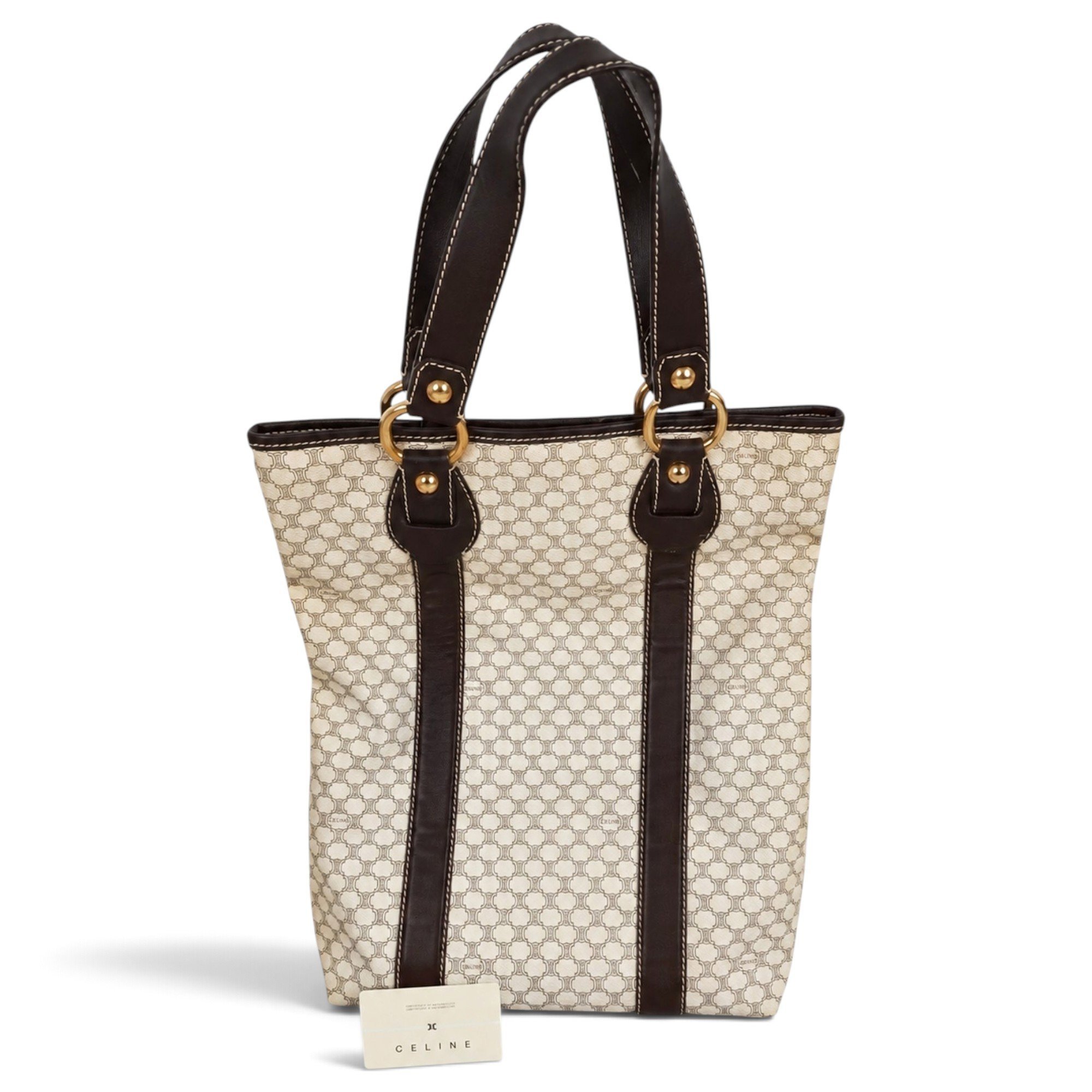 Cabas leather tote