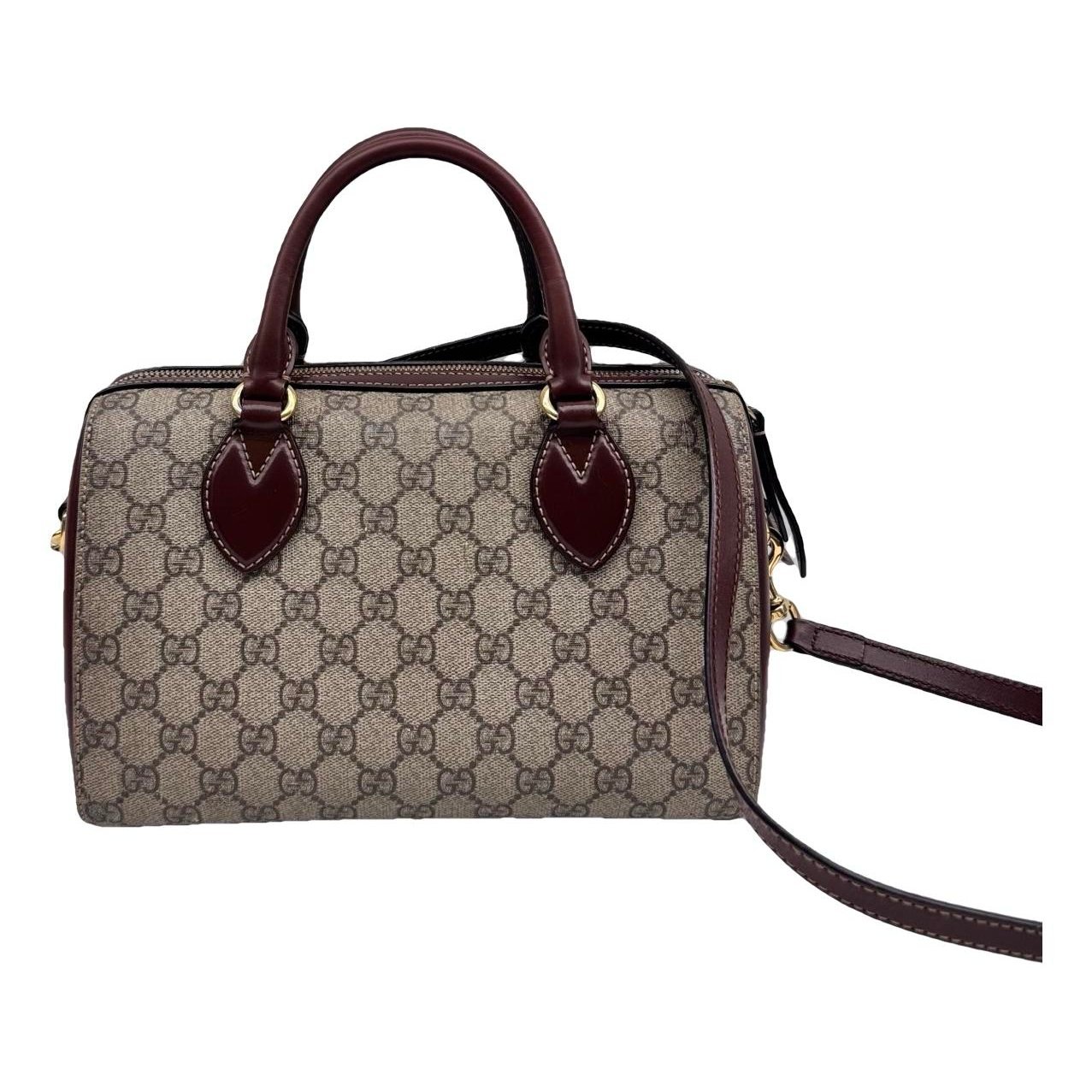Boston leather handbag