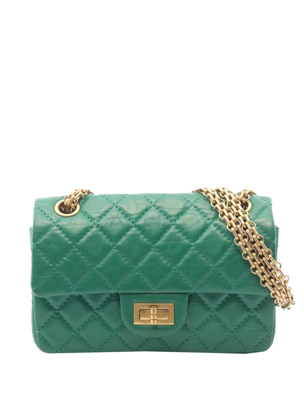 2021-2026 Quilted Aged Calfskin Reissue 2.55 Single Flap 224 crossbody bag