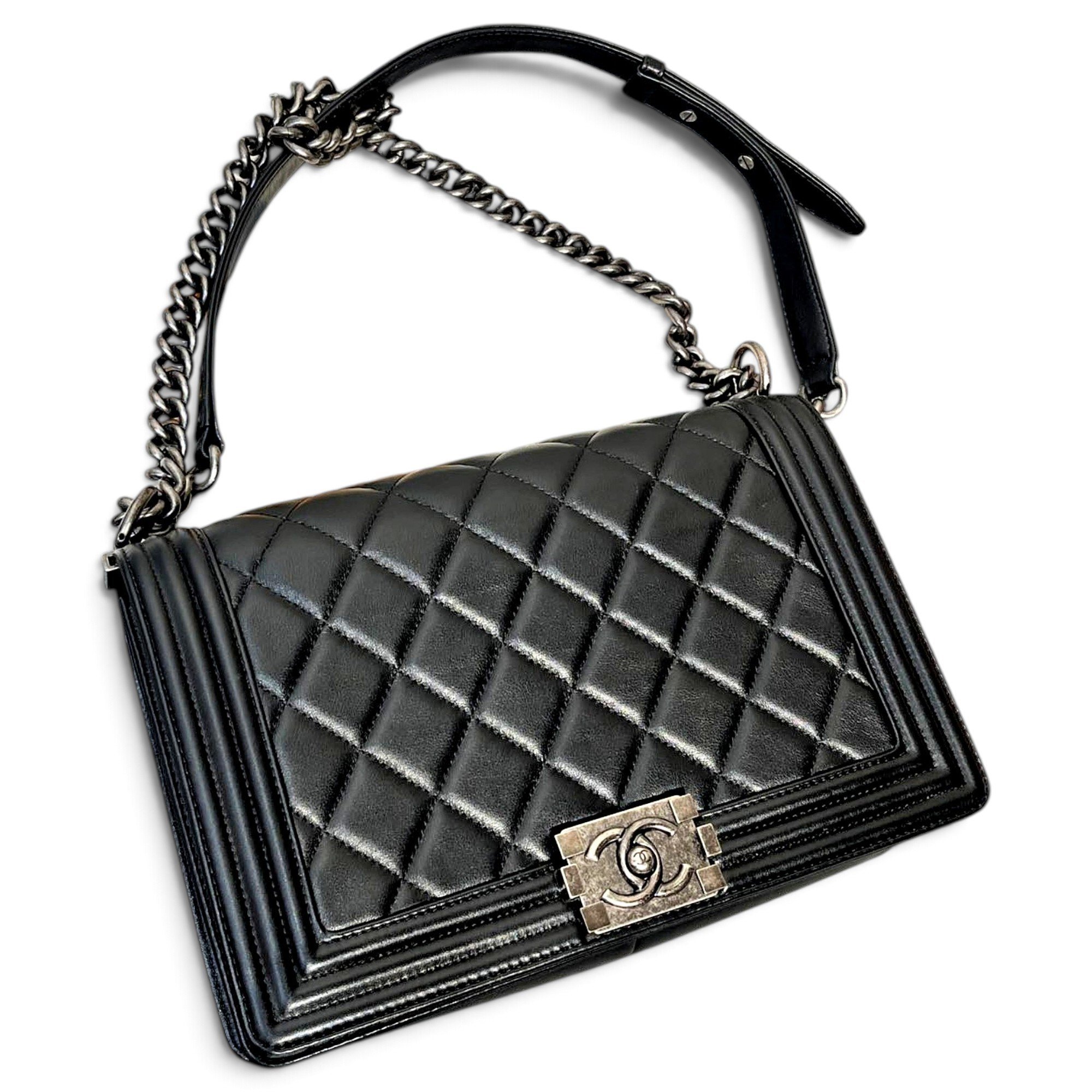 Boy leather crossbody bag