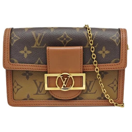 Dauphine leather crossbody bag