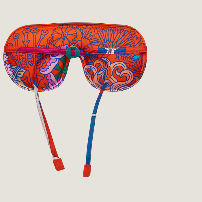 Warm Colors Not Sleepy Aviator Travel Mask